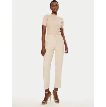 Dámské kalhoty Marciano Guess Kalhoty z materiálu 5RGB03 7115A Béžová Slim Fit 48