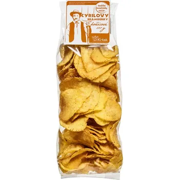 Slaná pochutina Cyrilovy brambůrky hořčicové - 100g