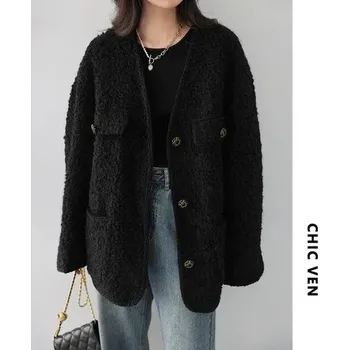 Dámská softshellová bunda Dámská vintage bunda se zateplením Barva: Černá, Velikost: L