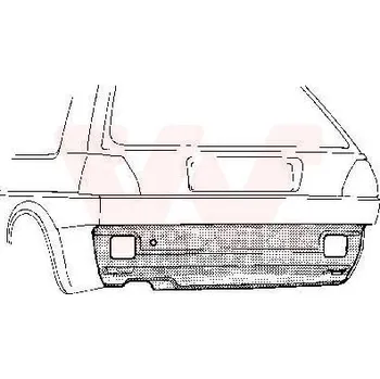 Příslušenství karosérie Zadní stěna VAN WEZEL 5812136