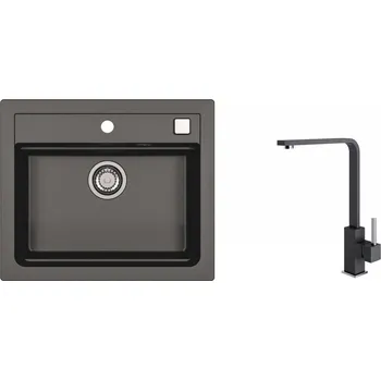 Granitový dřez SET ALVEUS ATROX 30/91 24198