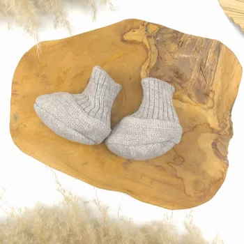 Kojenecké oblečení Nellys Pletené botičky - capáčky 0-3m