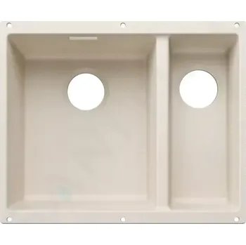 Granitový dřez Blanco Subline 340/160 Silgranitový dřez, 56x46 cm, dřez vlevo, jemná bílá, 527820