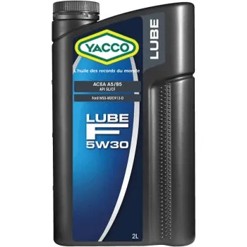 Autodíl Motorový olej YACCO Lube F 5W-30, 2L