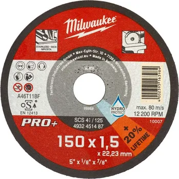 Řezný kotouč Milwaukee SCS 41/150 PRO+ (4932471386) kotouč řezný 150 x 1,5 mm na kov