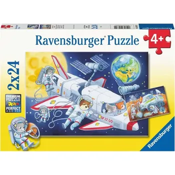 RAVENSBURGER Puzzle - Cesta vesmírem 2x24 dílků