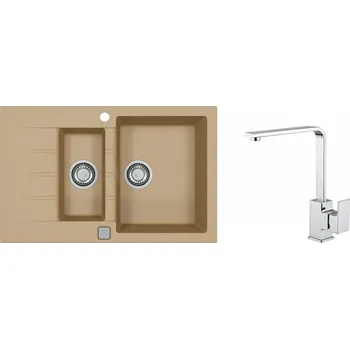 Granitový dřez SET ALVEUS CADIT 70 / 55 24328