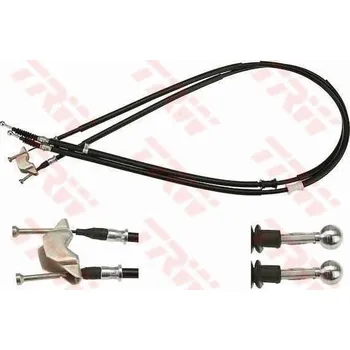 Lanko parkovací brzdy Tažné lanko, parkovací brzda TRW GCH2517