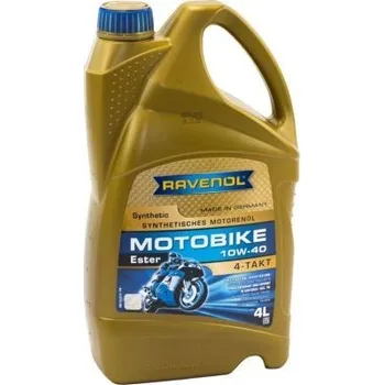 Motorový olej Motorový olej RAVENOL Motobike 4-T Ester 10W-40, 4L