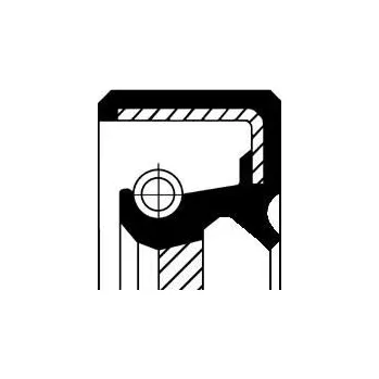 Těsnění motoru Těsnicí kroužek hřídele, klikový hřídel CORTECO 19026732