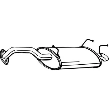 Tlumič výfuku Zadní tlumič výfuku BOSAL 145-109