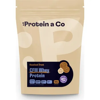 Protein ProteinaCo WHEY PROTEIN 80 1000 g Vyber si z těchto lahodných příchutí: Hazelnut treat