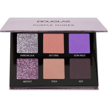 Oční stíny Douglas Collection - Make-Up Purple Nudes Mini Eyeshadow Palette Paletky očních stínů 7.5 g Rosegold dámské