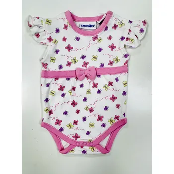 Kojenecký body Jacky Body s krátkým rukávem, motýlci Jakcky Velikosti: 62