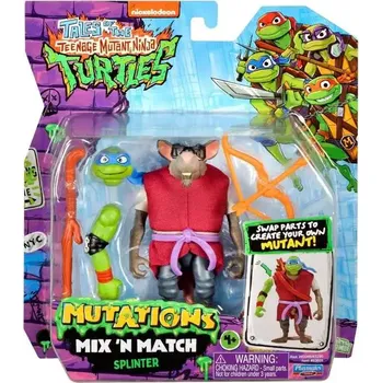 Figurka TMNT Teenage Mutant Ninja Turtles Mix 'n Match akční figurka Splinter 12 cm