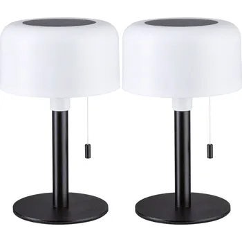 Lampička Paulmann 4064161334677 Bartja solární stolní lampa 1.6 W teplá bílá černá