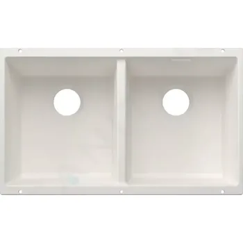 Granitový dřez Blanco Subline 350/350 Silgranitový dřez, 76x46 cm, bílá, 527831