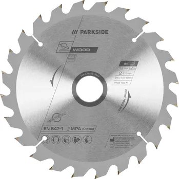 Pilový kotouč PARKSIDE® Pilový kotouč, 210 mm (na dřevo, 24 zubů, 210 mm)