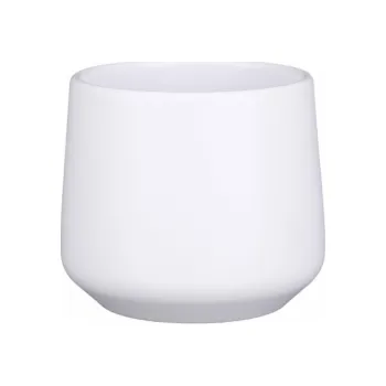Hrnec Hrnec Mica Amber 1097321, keramika, V 15,5 cm, bílý