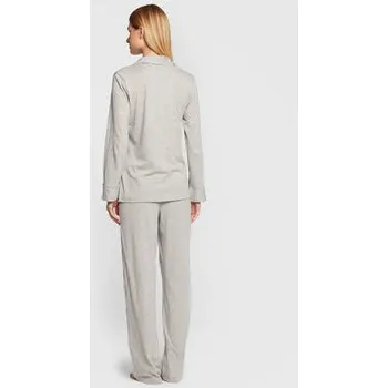 Dámské noční prádlo Lauren Ralph Lauren Pyžamo ILN92196 Šedá Regular Fit XS