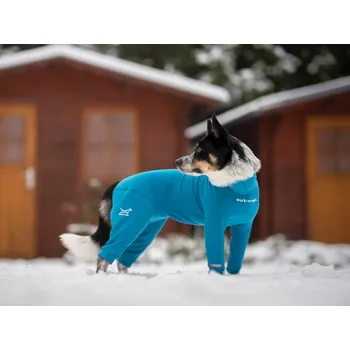 Obleček pro psa Out-n-out Jumpsuit (dlouhé nohavice) modrý Velikosti: 45, Pohlaví: Fena