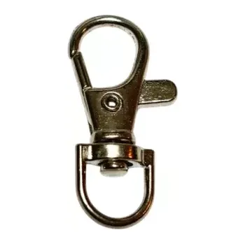 karabina Karabina výklopná 37mm stříbrná