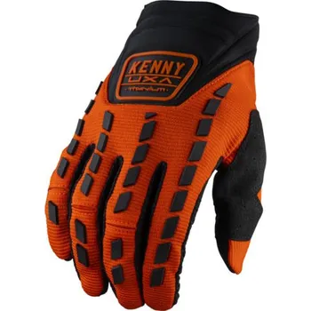 Moto rukavice KENNY RUKAVICE TITANIUM 2022 ORANŽOVÉ VELIKOST M