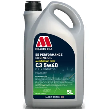 Auto-moto Motorový olej Millers Oils EE Performance C3 5W-40, 5L
