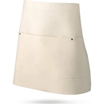 Kuchyňská zástěra CHICORY. Víceúčelová zástěra z bavlněného plátna (260 g/m²) - Přírodní