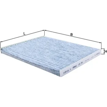 Ventilátor topení a klimatizace Filtr, vzduch v interiéru MAHLE LAK 396