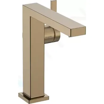 Vodovodní baterie Hansgrohe Tecturis E Umyvadlová baterie s výpustí Push-Open, CoolStart, EcoSmart, kartáčovaný bronz, 73042140