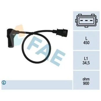 Kliková hřídel Generátor impulsů, klikový hřídel FAE 79074