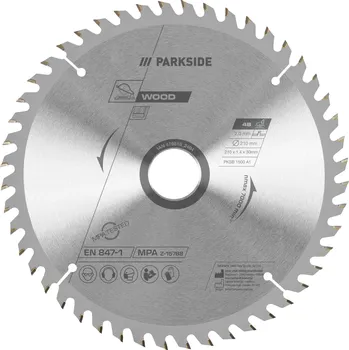 Pilový kotouč PARKSIDE® Pilový kotouč, 210 mm (na dřevo, 48 zubů, 210 mm)