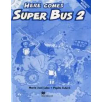Anglický jazyk Here Comes Super Bus 2 Activity Book Swiss Edition – Lobo Maria José (EN)