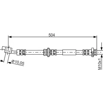 Brzdová hadice Brzdová hadice BOSCH 1 987 476 996