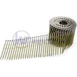 Páskované hřebíky na drátku 16° 3,4 x 90 konvex