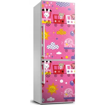 Fototapeta Samolepka na lednici Veselý vláček 70x190 cm