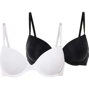 Podprsenka esmara® Dámská podprsenka, 2 kusy (černá/bílá, 80B)