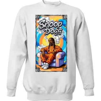 Pánská mikina Mikina bez kapuce Unisex s potiskem Snoop Dogg pánské