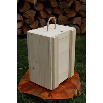 Bedna na víno z masivu