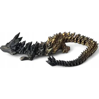 Figurka Drak 3D figurka draka, křišťálový drak, 35 cm, dekorace do pokoje