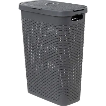 Koš na prádlo 5five Simply Smart Vysoký koš na prádlo, 40 l, antracitový