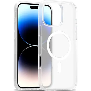 Pouzdro na mobilní telefon JP MagFit Colour MagSafe obal s N52 magnetem, iPhone 16 Pro Max, bílý