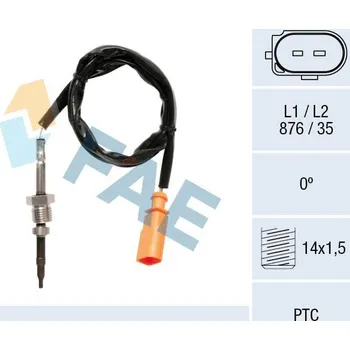 Čidlo automobilu Čidlo, teplota výfukových plynů FAE 68057