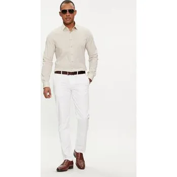 Pánská košile Calvin Klein Košile K10K108229 Béžová Slim Fit 40