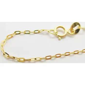 Řetízek Klenoty Budín Dámský zlatý přívěskový řetízek 585/1,04gr 50cm HK6228 (Klenoty Budín Dámský zlatý přívěskový řetízek 585/1,04gr 50cm HK6228)