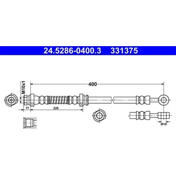 Brzdová hadice Brzdová hadice ATE 24.5286-0400.3