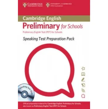 Cizí jazyk Speaking Test Preparation Pack for PET for Schools Paperback with DVD – University of Cambridge ESOL Examinations (EN)