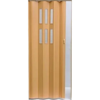 Interiérové dveře HOPA Lamela přídavná ke shrnovacím dveřím PIONEER - buk sklo, 12,4x203cm