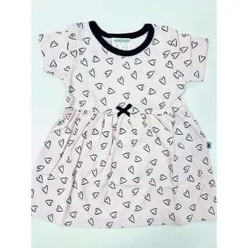 Dámské šaty Šaty růžové se srdíčky, holčička, Jacky Velikosti: 98